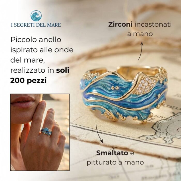 Miralys | Anello ondulato antico