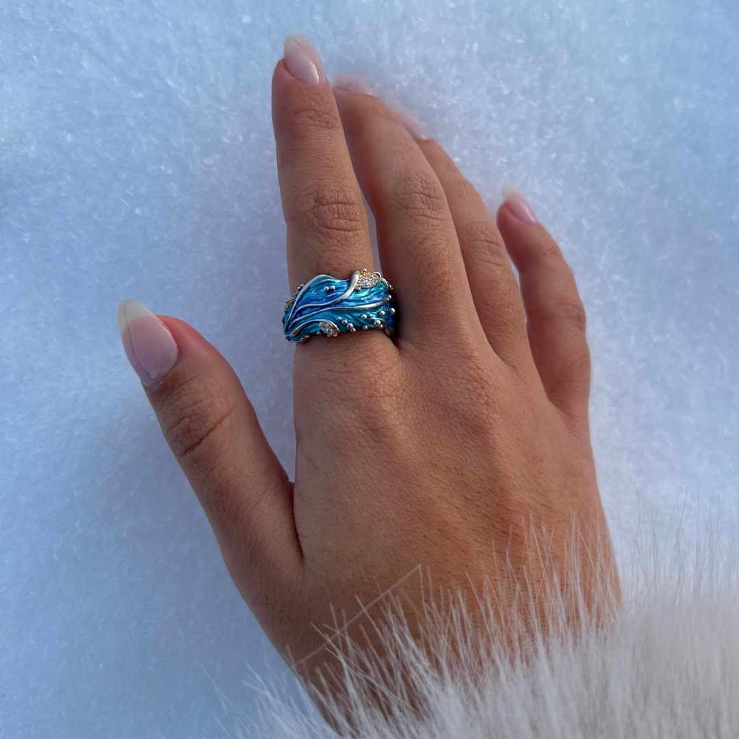 Miralys | Anello ondulato antico