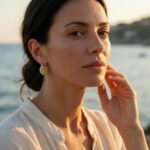 Zahara | Orecchini schiuma dorata dell’alba - immagine 2