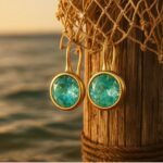 Aurela | Orecchini gocce di mare - immagine 2