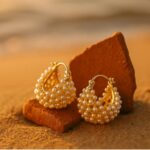 Zahara | Orecchini schiuma dorata dell’alba - immagine 3