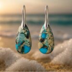 Orelia – Orecchini Azzurro Oceano - immagine 3